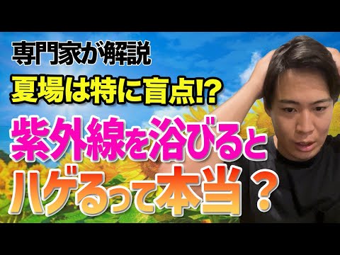 紫外線を浴びすぎるとハゲやすい？日差しと髪の毛の関係を解説します