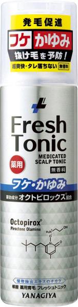 柳屋 薬用育毛 フレッシュトニック フケ・かゆみ<無香料> 容量190G 柳屋本店   育毛剤・養毛剤